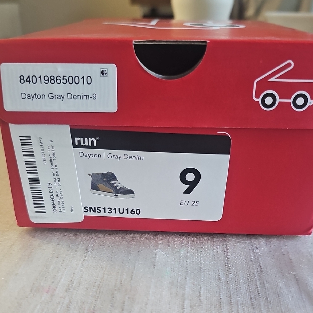 See Kai Run Gray Denim Sneakers for Kids